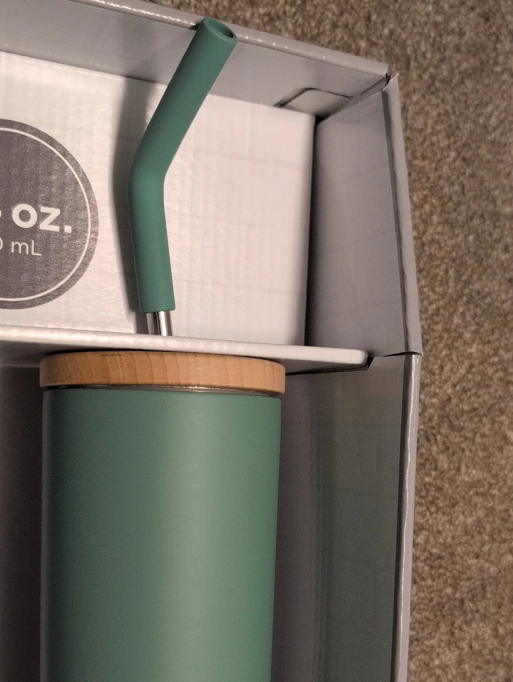 NWOT Insulated Green Tumbler